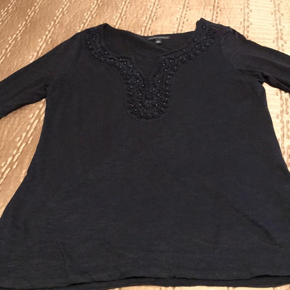 Banana Republic top, black cotton, size S - Picture 2 of 7